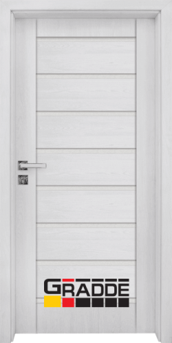 Интериорна врата Gradde Axel Glas, цвят Сибирска Лиственица