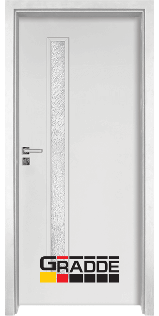 Интериорна врата Gradde, модел Wartburg, Бял Мат
