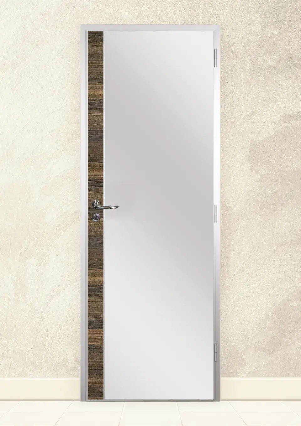 Врата за баня Sil Lux лайсна Райски Орех