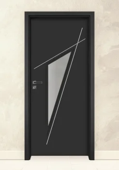 Интериорна врата Gradde Kristall Антрацит Мат
