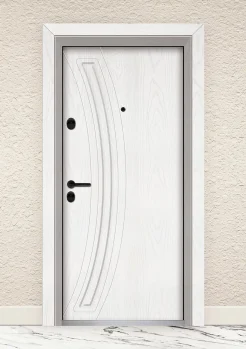 Входна врата UNISON Optima 3012p Снежен Бор