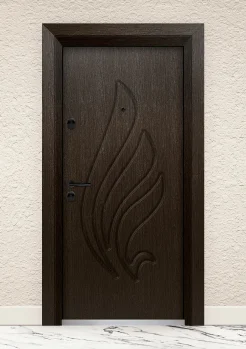 Входна врата UNISON Optima 3013p Златен Кестен