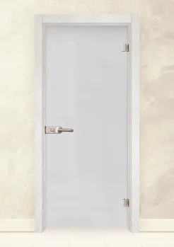 Стъклена интериорна врата Matt G 11 Снежен Бор