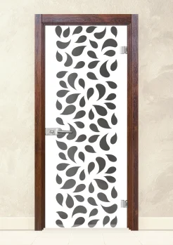 Стъклена интериорна врата Print 13-1 Японски Бонсай