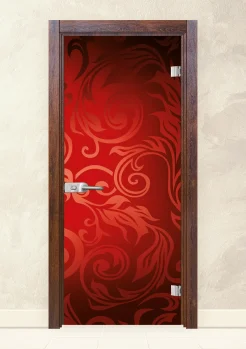 Стъклена интериорна врата Print 13-11 Японски Бонсай