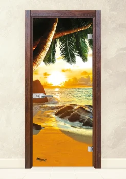 Стъклена интериорна врата Print 13-14 Японски Бонсай