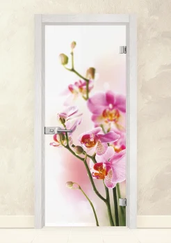 Стъклена интериорна врата Print 13-2 Снежен Бор